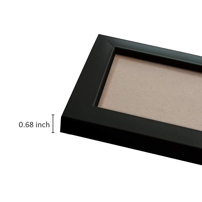 Stuthi Arts Wood MDF Photo Frame With Glass (Black,9 Photos) Wall Mount, Rectangular, 5 x 7 inches (3 pieces), 4 x 6 inches(6 pieces) - Image 3